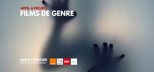 Visuel fantastique avec des mains en ombres derrière un drap et les logos des partenaires
