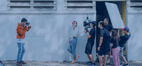 Filming set