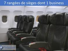A319 Flylounge seat row