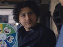 The young man with a wheel of prizes @ Sequel Prod / RTBF / Proximus
