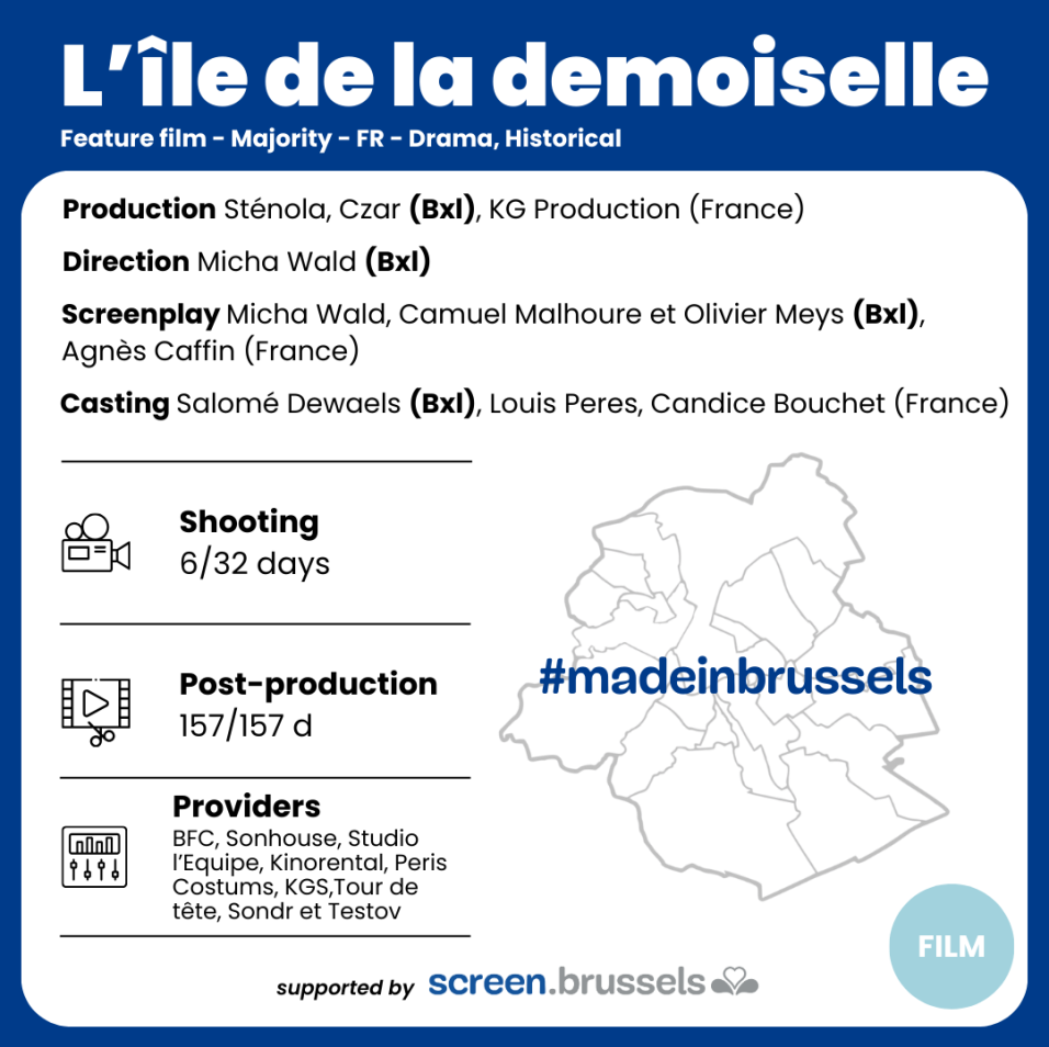 L'île de la demoiselle by Micha Wald - Feature film - Majority - FR - Historical, Drama
