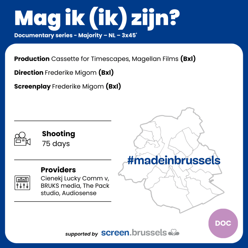 Mag ik (ik) zijn by Frederike Migom - Documentary series - Majority – NL – 3x45'