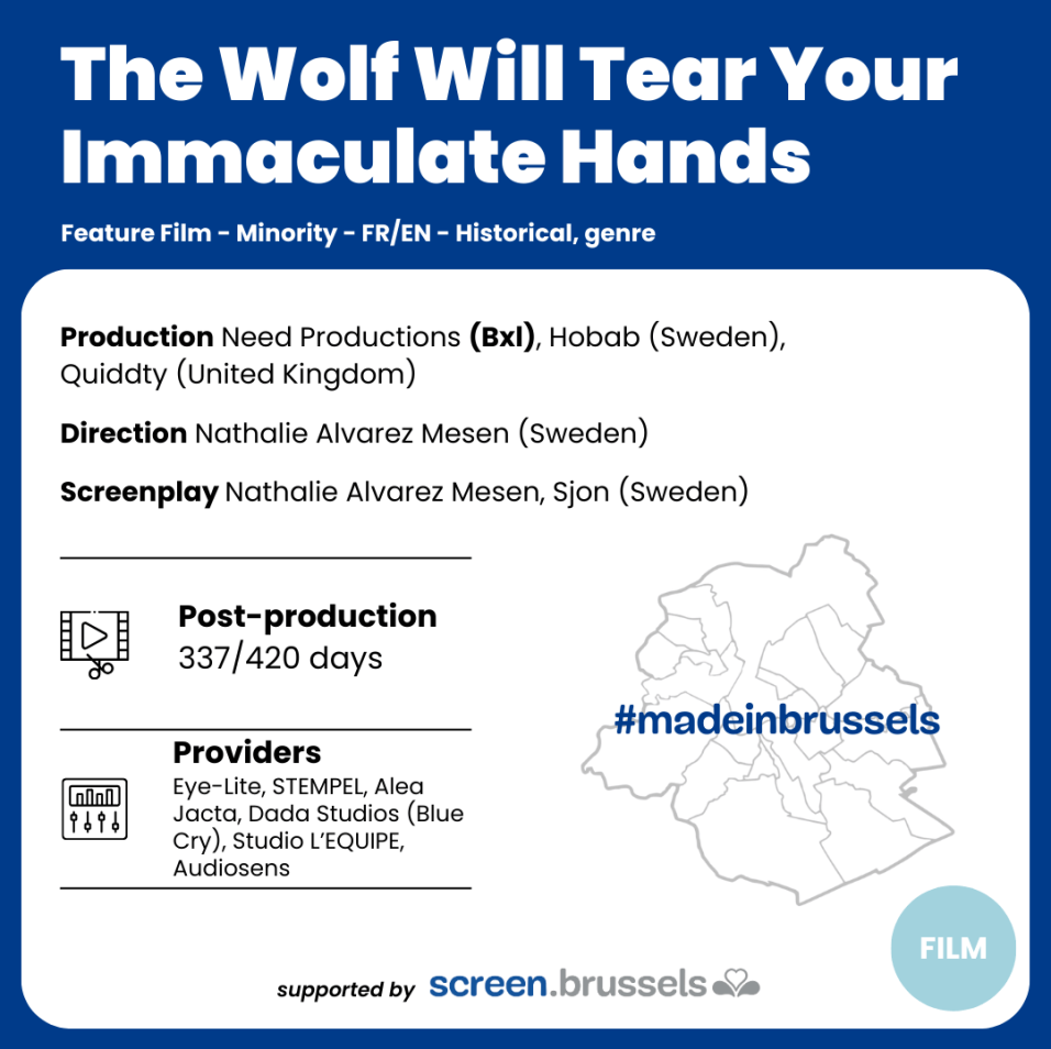The Wolf Will Tear Your Immaculate Hands by Nathalie Alvarez Mesen - Feature Film - Minority - FR/EN - Historical, genre