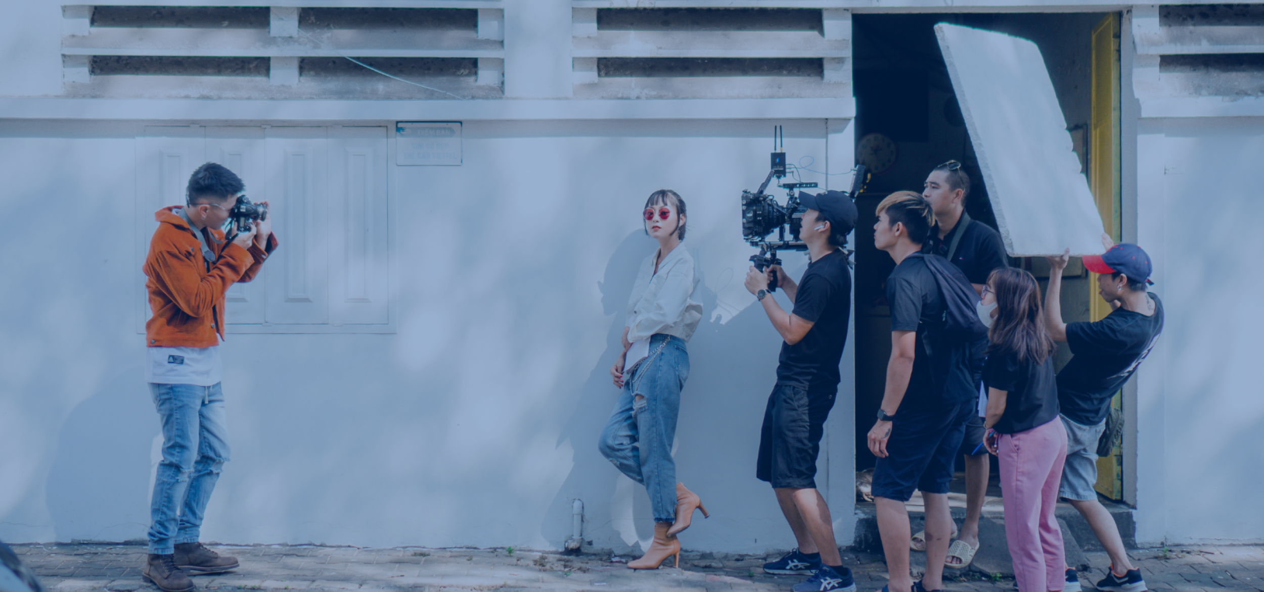Filming set